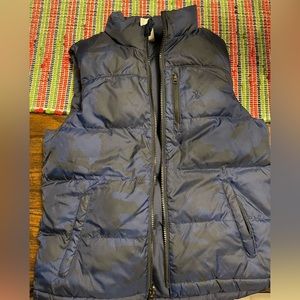 Down filled boys puffer vest